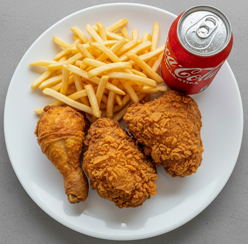 3 Pcs Crispoo Chicken Meal 